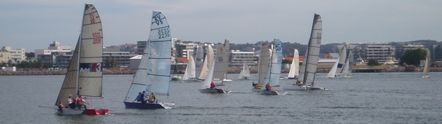 Start of 2008 Cock O'Harbour Regatta